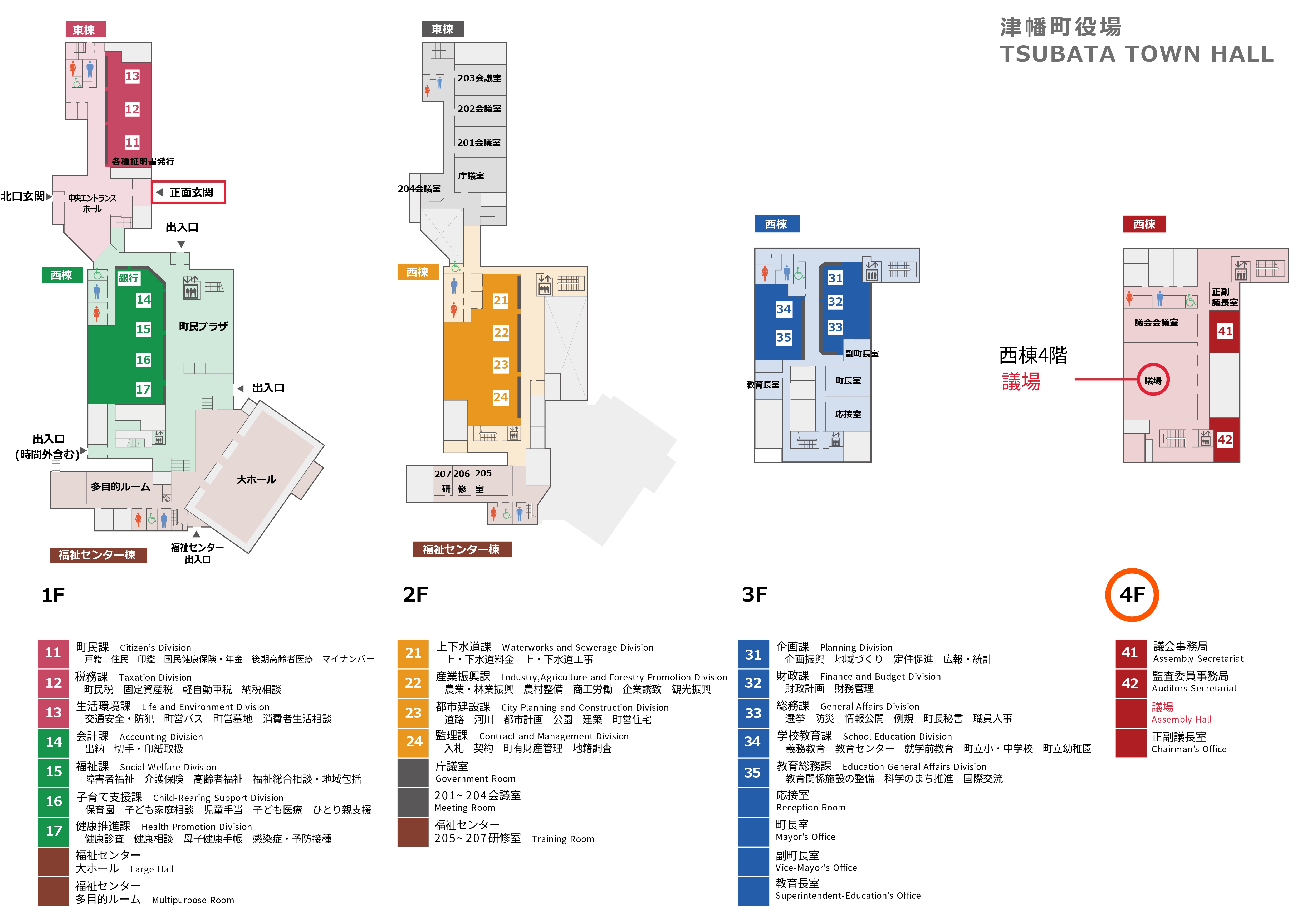 議場案内図