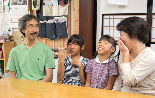 宇佐美さん一家の写真