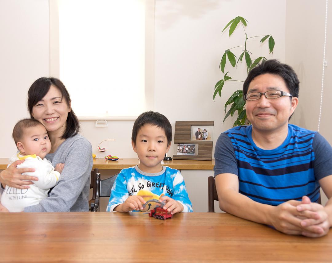 吉田さん一家の写真